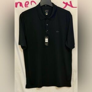 Greg Norman Collection Black Polo Shirt